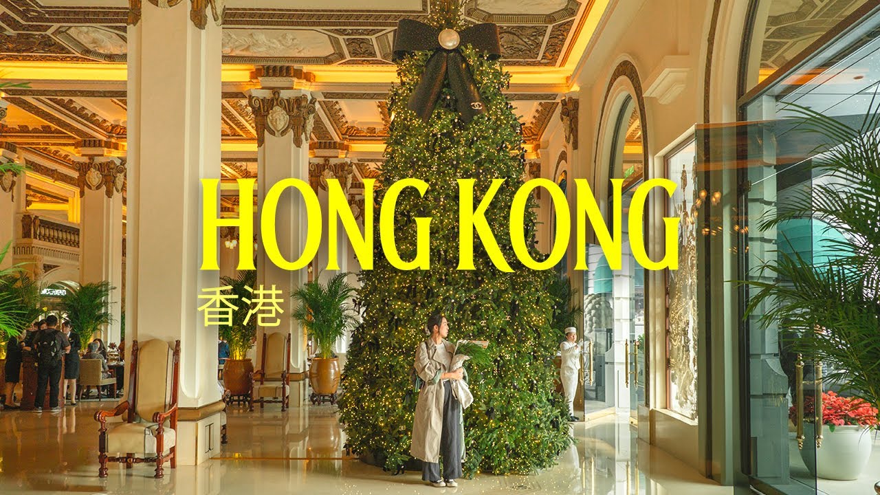 christmas in hong kong at a jazz bar, peninsula afternoon tea and flower market
