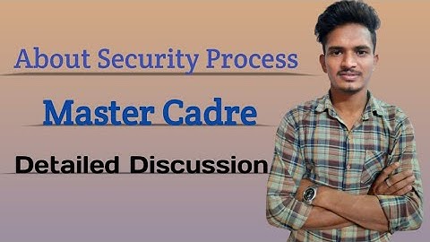 About Scrutiny Process For Master Cadre