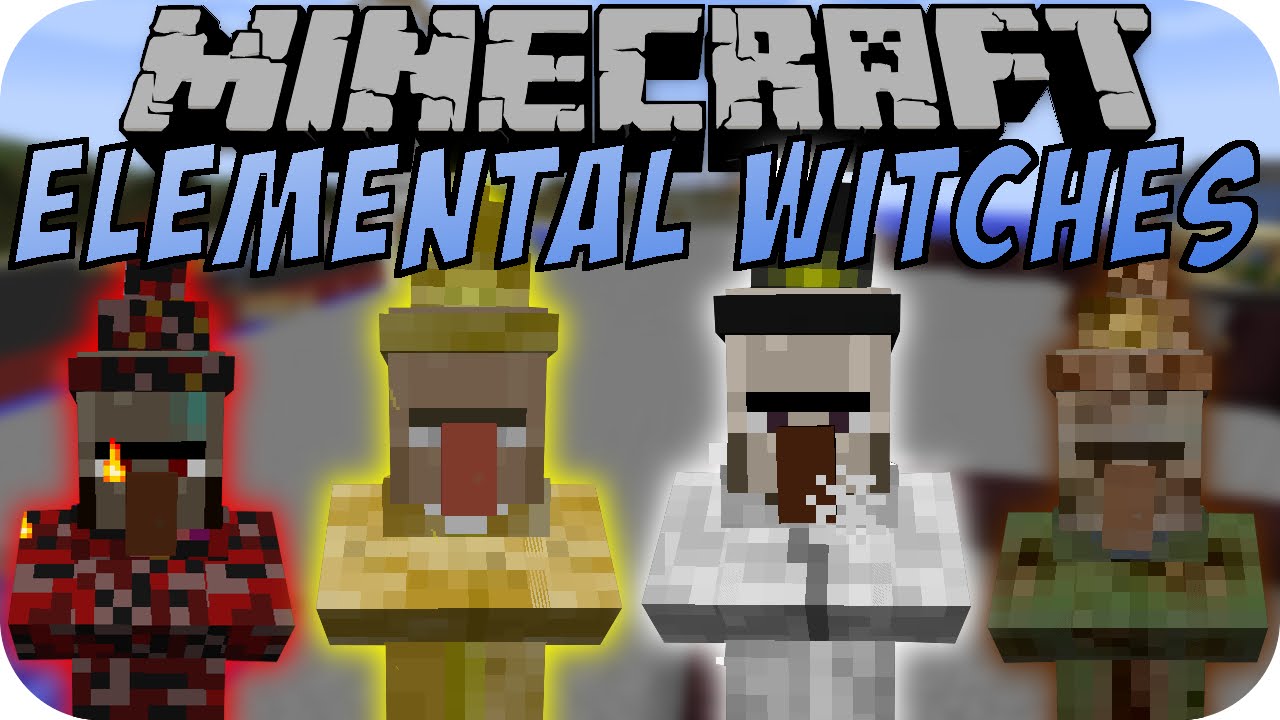 Minecraft ELEMENTAL WITCH MOD - YouTube