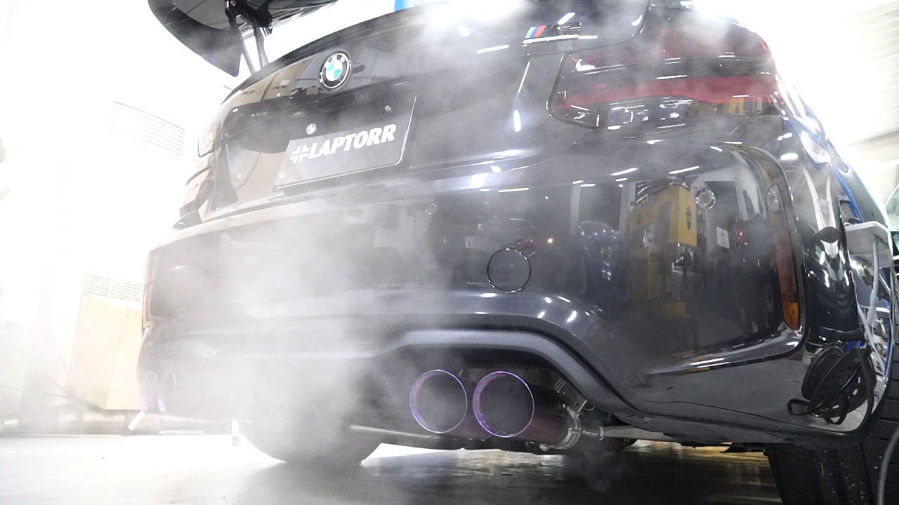 LAPTORR EXHAUST with bootmod3 for BMW F87M2 Competition YouTube