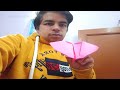 How to make a paper plane fly like a bat | Flying paper like bat | Bat paper plane.