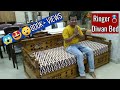 💍Ringer💍Teak Wood Dewan Cum Bed🛏️ || Full Wooden Box Storage || Space Saver Furniture