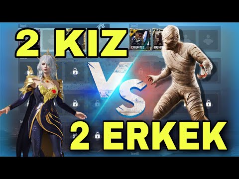 2 KIZ 2 ERKEK VS ATARSA ( MEYDAN OKUYAN VAR MI ? ) / Pubg Mobile