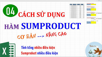 Cách sử dụng hàm Sumproduct trong Excel (cơ bản đến nâng cao)