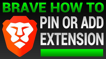 How To Pin Extension To Toolbar In Brave Browser (Add Extension To Toolbar)