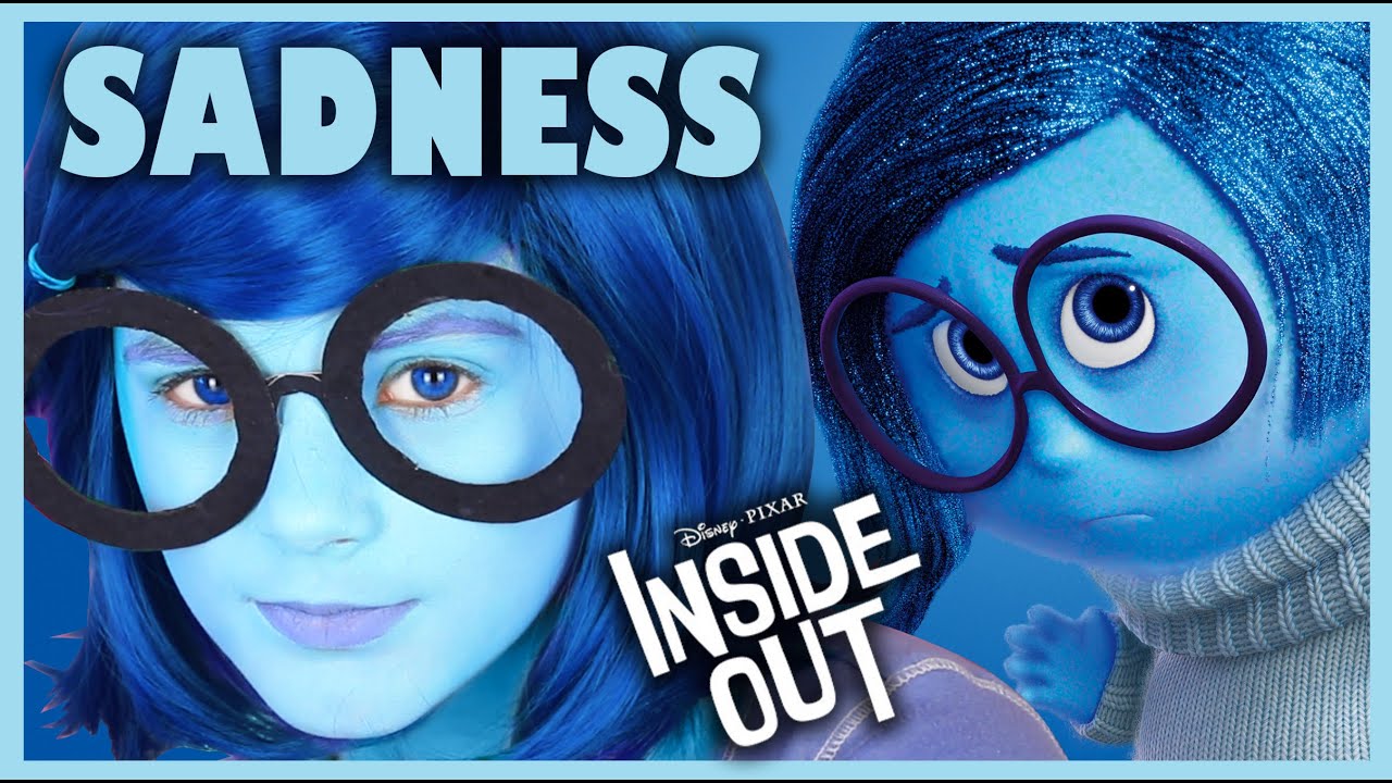 INSIDE OUT SADNESS MAKEUP TUTORIAL DISNEY PIXAR COSPLAY