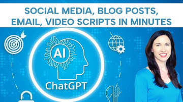 How can you use ChatGPT for social media, blogs, email, video? Endless content ideas with AI!