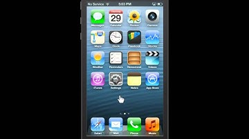 Apple iPhone 5 Turn On Airplane Mode