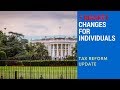 Tax Reform Update: What it Means for Individuals | simpleetax