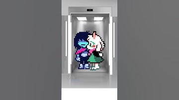 Kris And Ralsei in Elevator?!?!?  #deltarune #animation #shorts #undertale #ship