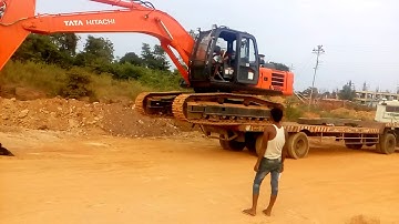 Tata Hitachi200 unload