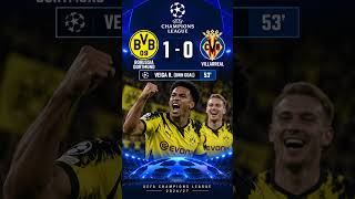 Borussia Dortmund vs Villarreal 1-0 | Renato Veiga Own Goal 53’ ⚽