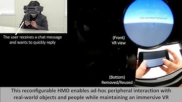 ModularHMD: A Reconfigurable Mobile Head-Mounted Display Enabling Ad-hoc Peripheral Interactions ...