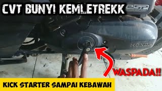 MENGATASI BUNYI BERISIK ENGKOL CVT BEAT FI