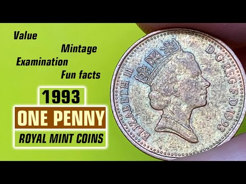 COIN AZ: 1993 UK ONE PENNY COIN VALUE?