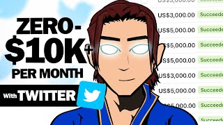 How To Make $10,000+/Month From Your Twitter Account | Twitter Marketing Strategy