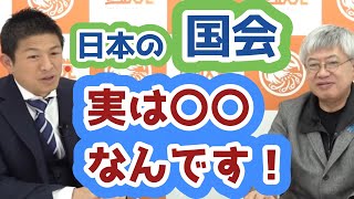 アメリカに比べると日本の国会は、実は〇〇なんですよ皆さん！驚く内容　参政党　神谷宗幣　篠原丈一郎