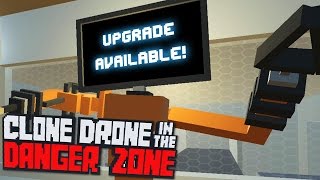 RANDOM UPGRADE CHALLENGE - Clone Drone in the Danger Zone Gameplay