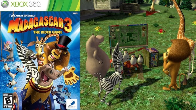 Madagascar 2 Escape África Xbox 360 original em mídia física