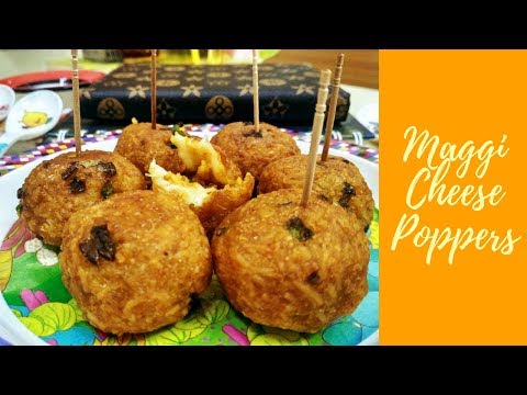 Maggi Cheese Poppers | Maggi Poppers | Cheesy Maggi Poppers | Crispy Maggi Cheese balls