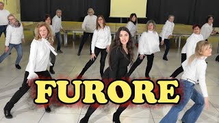 Video thumbnail of "FURORE - Paola e Chiara - SANREMO 2023 - Coreografia - Ballo di gruppo - festival - Ballo sociale"