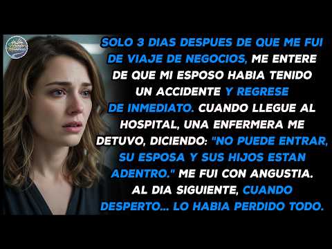 Solo 3 dias despues de que me fui de viaje de negocios, me entere de que mi esposo habia tenido...