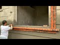 Excellent Techniques Construction Finishing Window Decorative Borders Using Brick And Cement