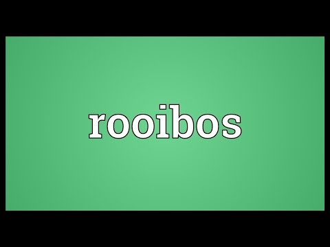 Video: Vad är Rooibos