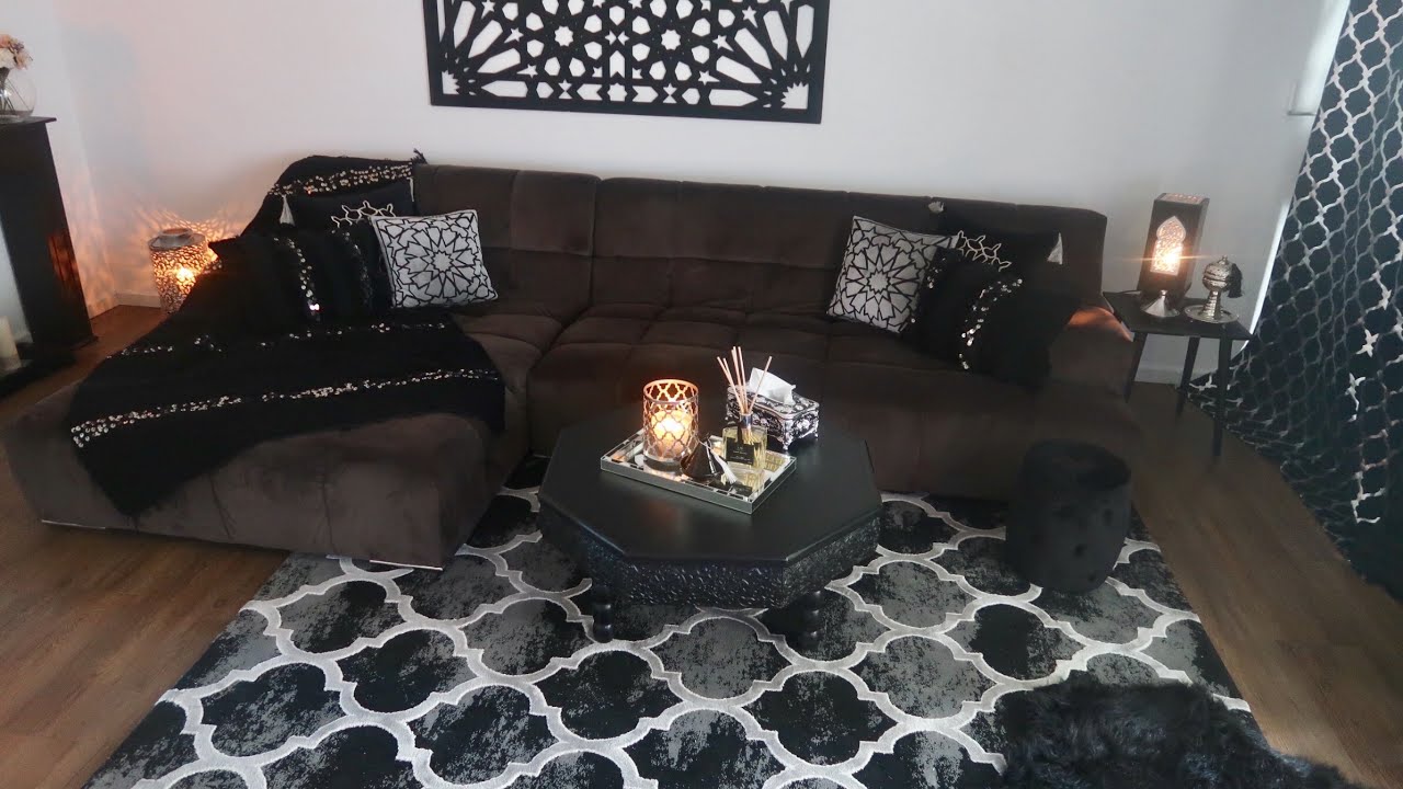 من ألمانيا جولة في صالوني العصري وكفاش دخلت اللمسة المغربية بأبسط الديكورات Salon Tour 2019 🇲🇦