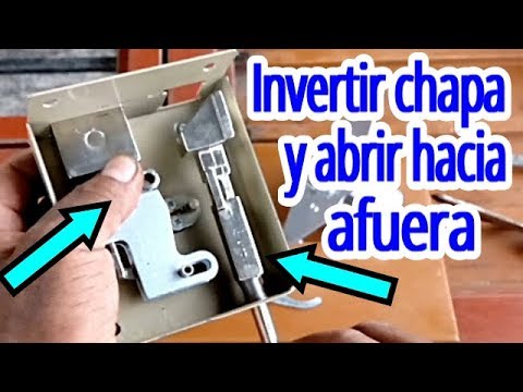 Video: ¿Cómo girar una puerta hacia afuera?