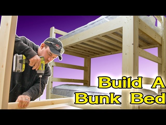 Easy And Strong 2x4 2x6 Bunk Bed 6, Bunk Bed Building Plans