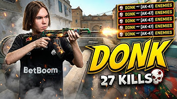 DONK ВЫНЕС ВСЕХ!! НА 10 ЛВЛ ФЕЙСИТА !!!! КС2 ДОНК CS2
