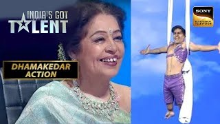 'Hawayein' पर इस Act ने Kirron जी को कर दिया खुश | India's Got Talent Season 9 | Dhamakedar Action