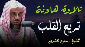 صوت يملأ القلب طمأنينة  الشيخ سعود الشريم يتلو آيات تبكي الحجر