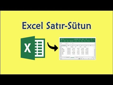 Video: Excel'de verileri sütunlardan satırlara nasıl değiştiririm?