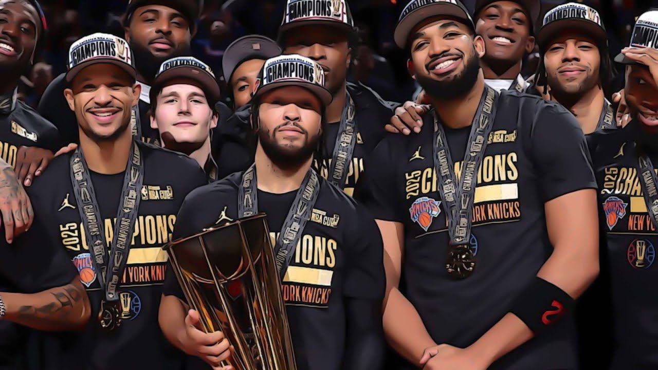 The Knicks Win The NBA Cup | Are They The HEAVY East Favorite? - YouTube
