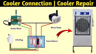Cooler wiring connection | Plastic cooler wiring | Cooler regulator connection