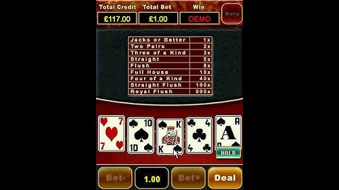 Free MOBILE Hi Lo Poker Pay Table720