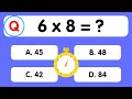 Maths quiz for kids  multiplication table quiz for kids  quiz time 