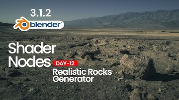Day 12- Manual way - Rock Generator in Blender | Blender Rocks Making Tutorial | Avtar Dohla