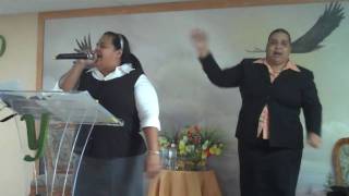 Video thumbnail of "CORAZO LA PELEA VA PASTORA CINDY Y AGRUP FUEGO Y PODER"