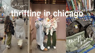 THRIFTING IN CHICAGO⎮ exploring the city, best thrift stores, & haul