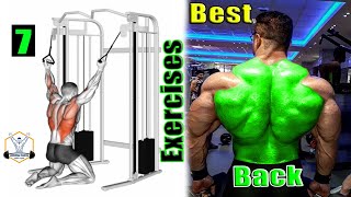 7 تمارين تستهدف عضلات الظهر بشكل كامل | Best Back Exercises