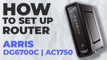 ✅ How to Set Up ARRIS DG6700C | How to Setup ARRIS AC1750 DG6700C WiFi Router