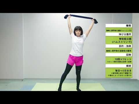 胸椎と肩甲骨の連動トレーニング②/ゼロ・グラヴィティ理論