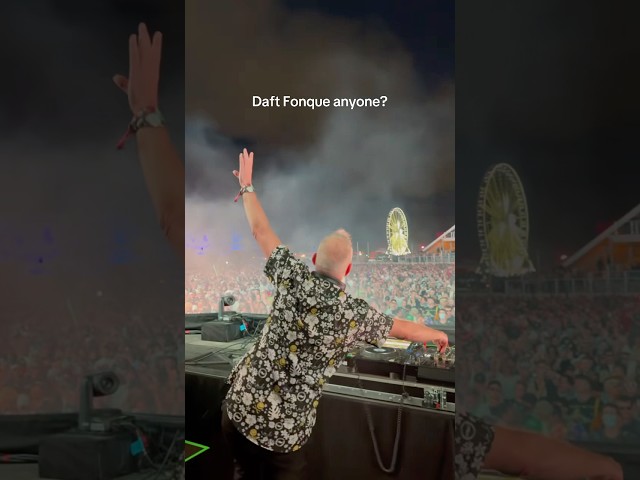 ‘Any Fonque’ by David Tort at Coachella🙌