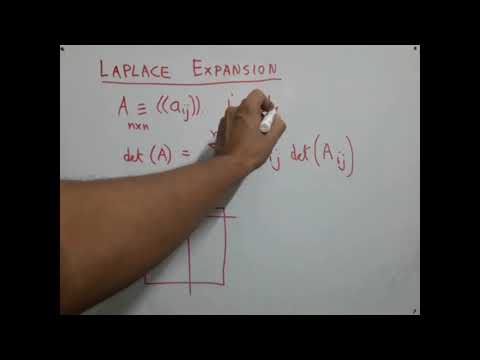 Laplace expansion: A
