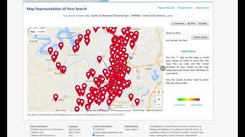 AtoZ Business Database Demo Video