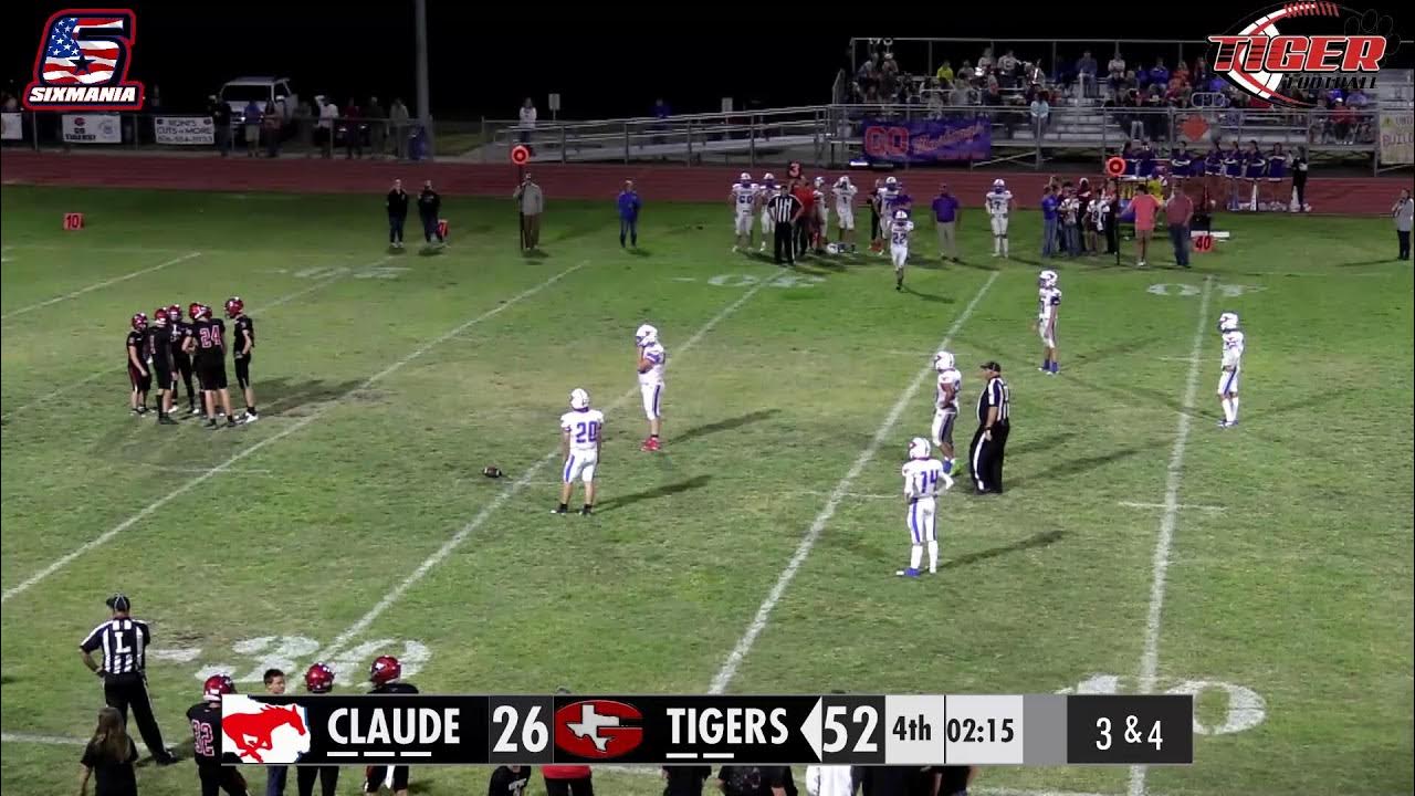 Groom Tigers Vs Claude Mustangs YouTube