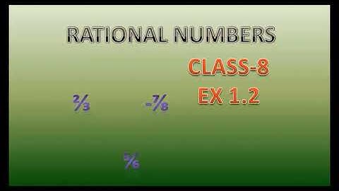 Class-8 Rational Numbers Chapter-1 Ex1.2 Q5 |NCERT Solutions #myedupoint #rationalnumbersclass8